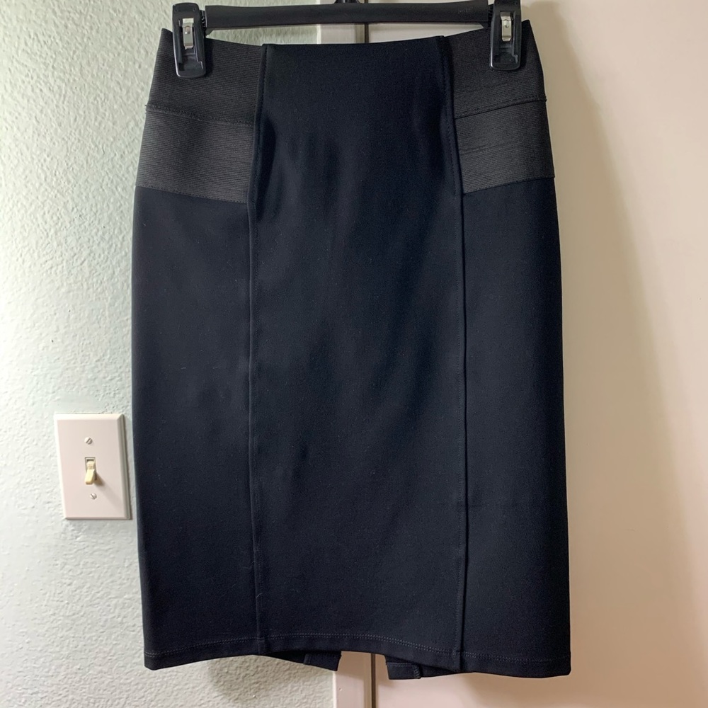 Calvin Klein Stretch Black Pencil Skirt